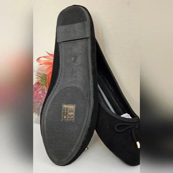 Musshoe women's black flat slip on shoes - Picture 9 of 9